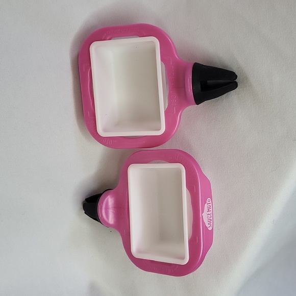 Sauce Moto Barbie Pink Car Condiment Holder Vent Clips New 2 pc Set - Picture 1 of 10